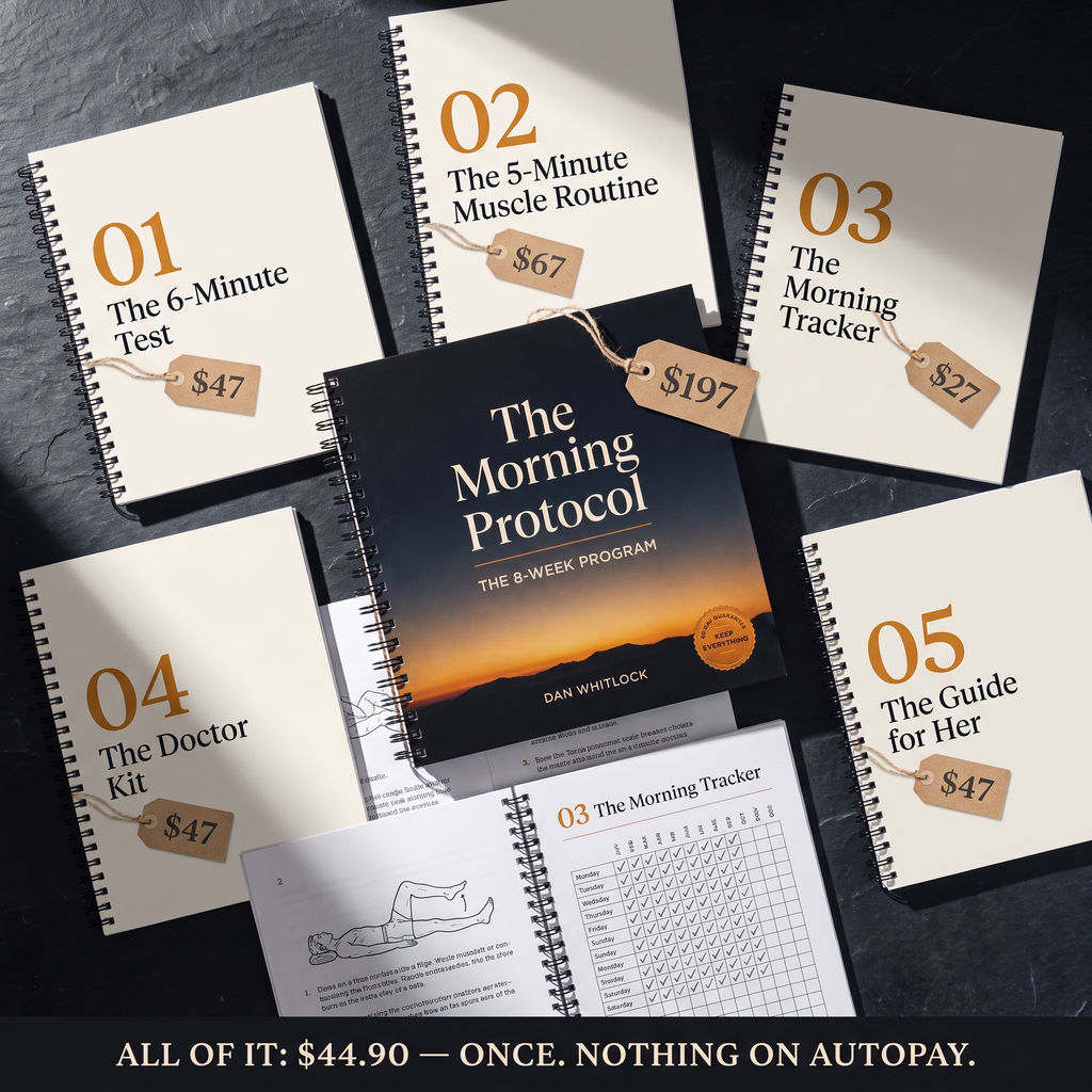 The Morning Protocol complete system with all six tools on slate
